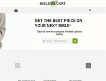 Tablet Screenshot of biblecart.com